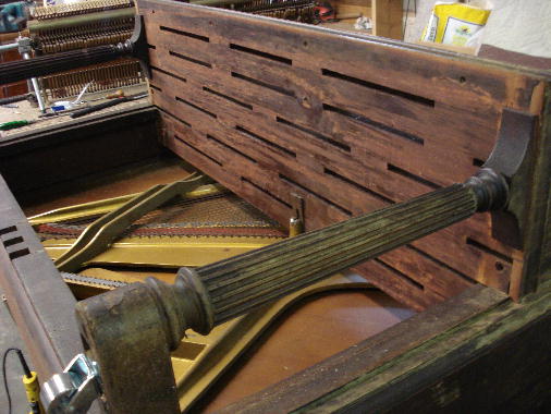 12 - Keybed & legs refitted 12 - Keybed & legs refitted